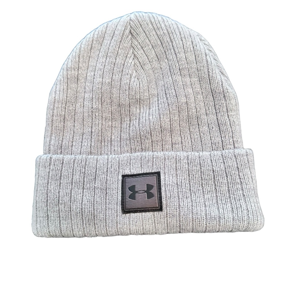 Under Armour Grey Youth Knit Beanie Hat
